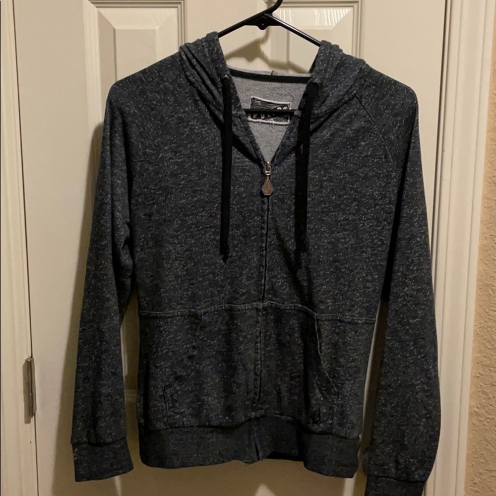 Woman’s volcom zip up hoodie.